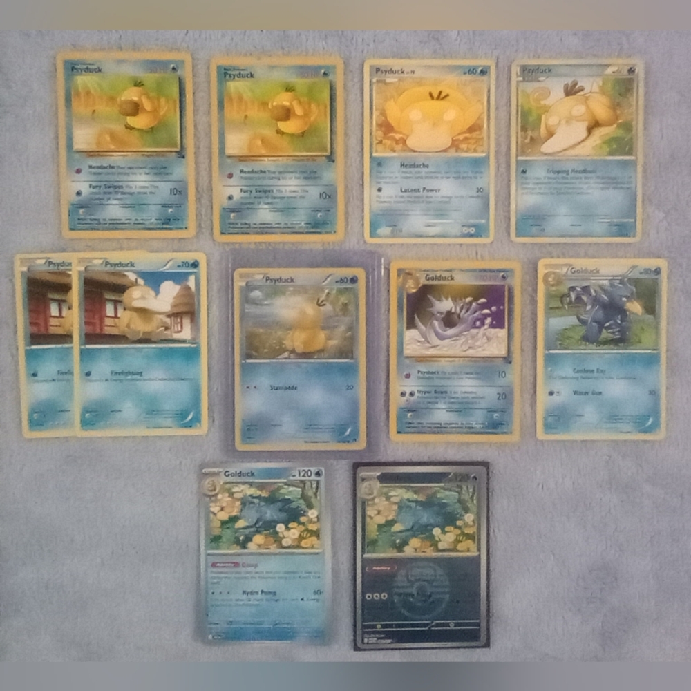 ✨Psyduck Evolution Pokemon Card Bundle✨